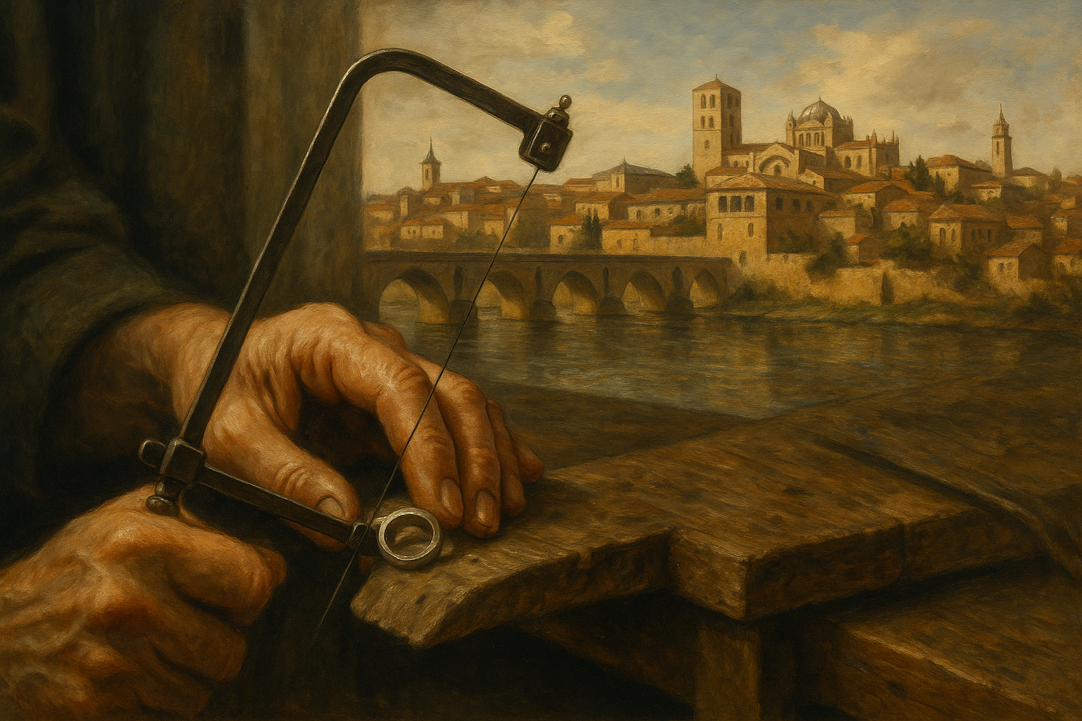 joyero trabajando Zamora antigua