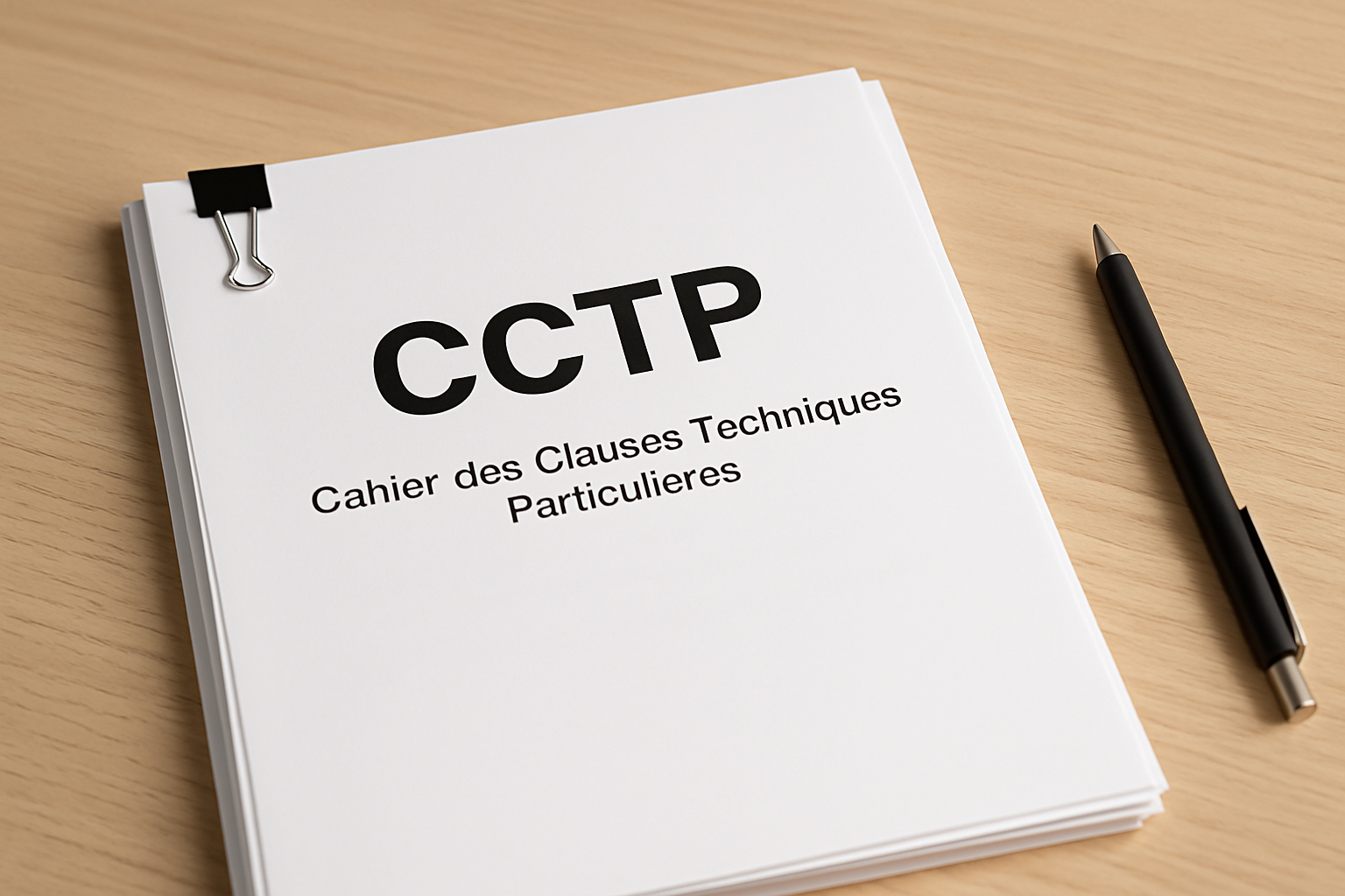 CCTP Cahier des clauses techniques particulières