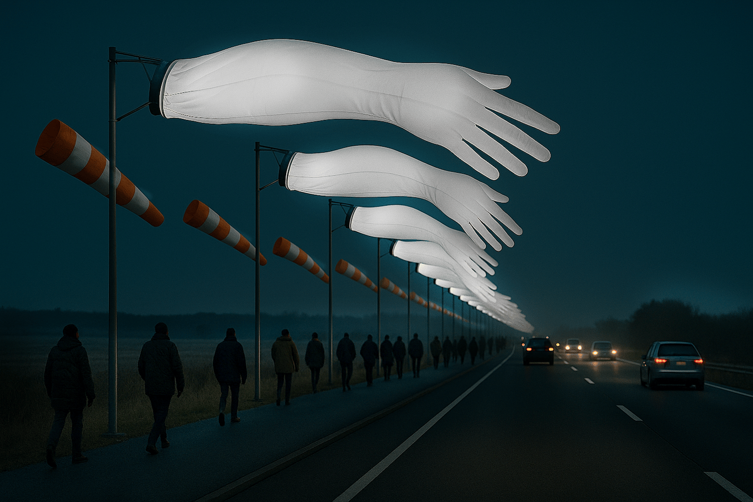 Obra do artista Luzinterruptus