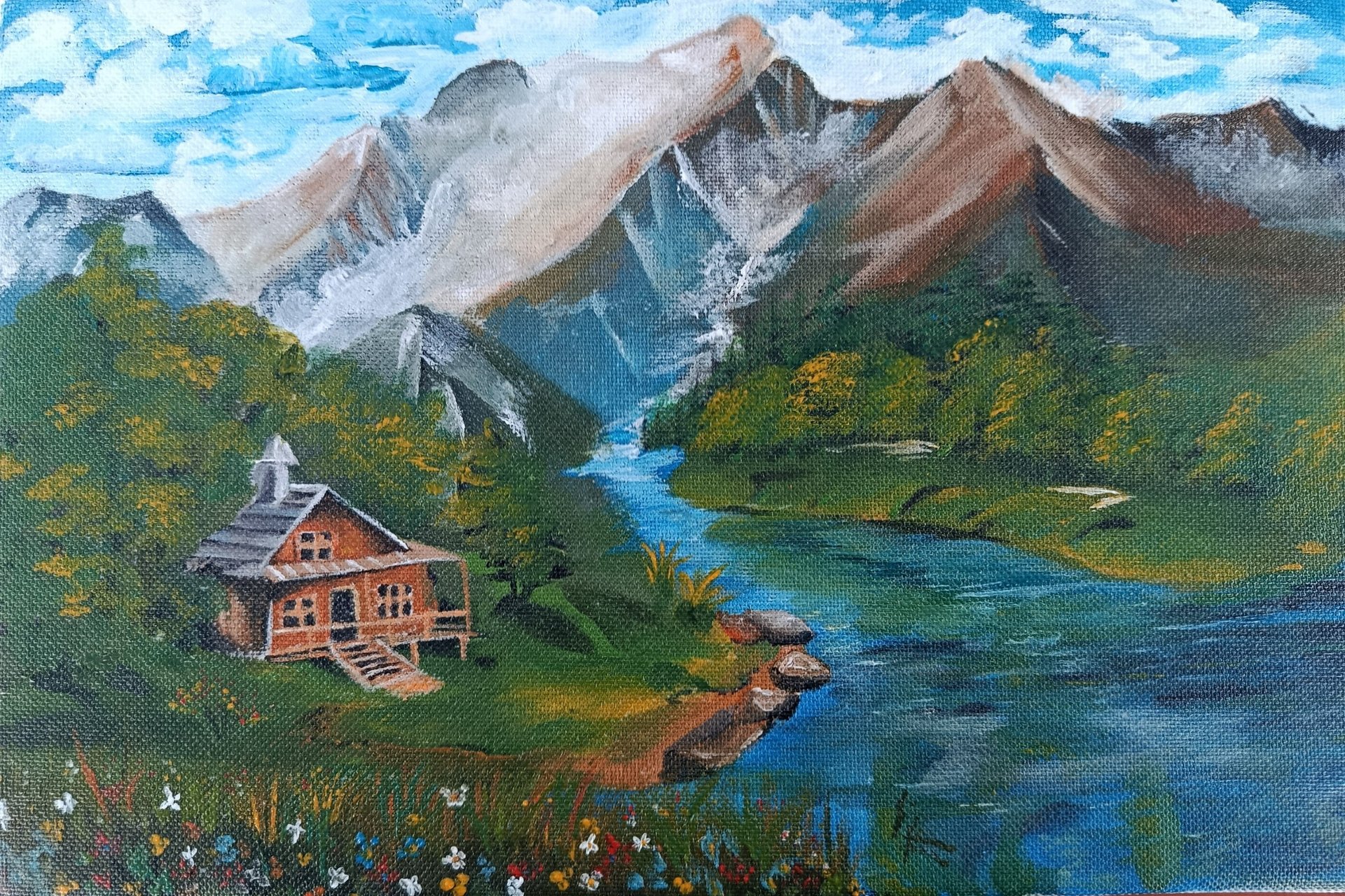 Serenity over the valley - LUCKY MAINGI