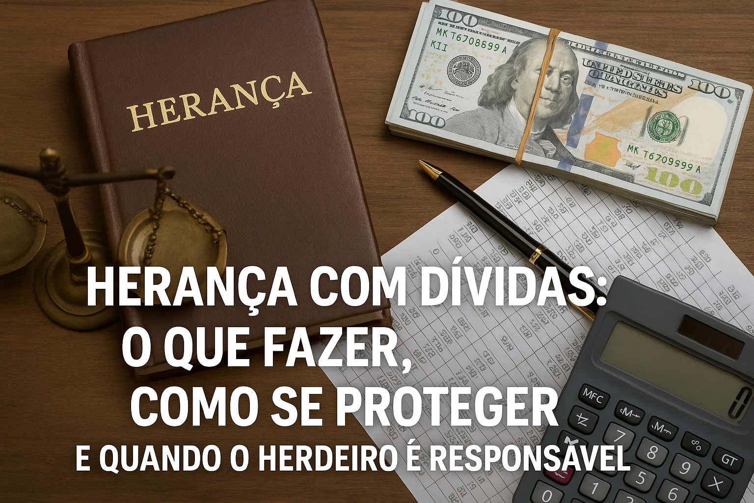 HERANÇA COM DÍVIDAS O QUE FAZER, COMO SE PROTEGER E QUANDO O HERDEIRO É RESPONSÁVEL