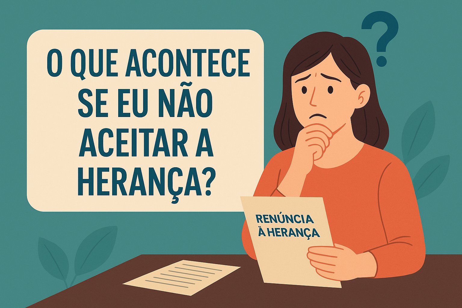 O Que Acontece se Eu Não Aceitar a Herança