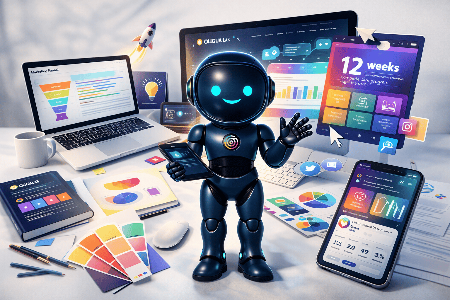 Servicios OLIGUA. OLIGUA LAB, programa intensivo de 12 semanas.