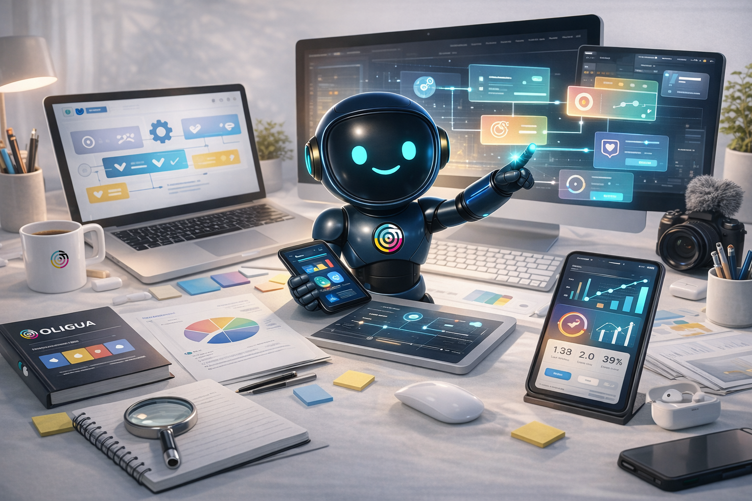 Servicios OLIGUA. Incubación OLIGUA, en 8 semanas con un proceso híbrido y semioperativo.