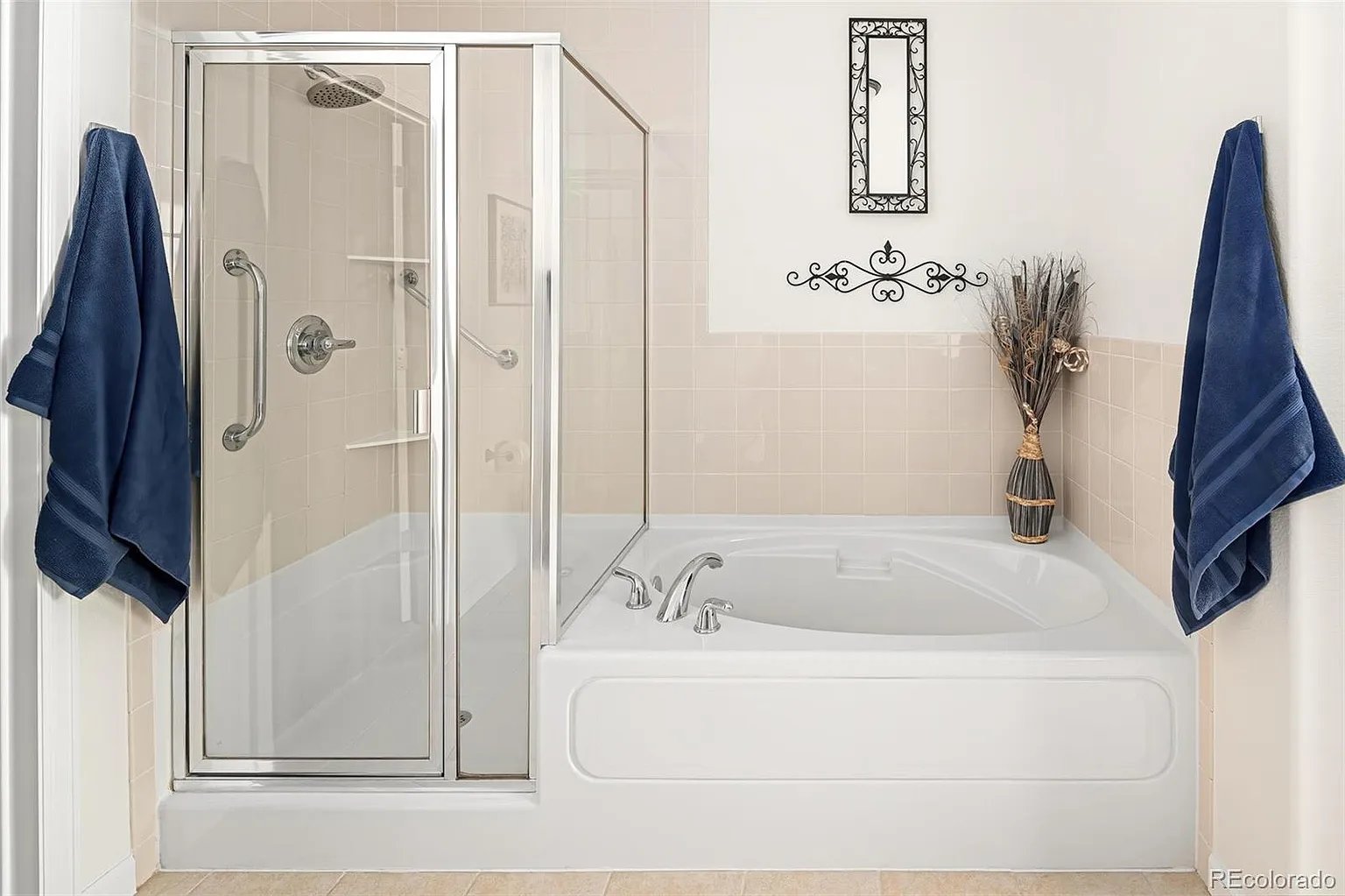 Clean and modern bathroom after professional cleaning by SparkEaseCleaning in Denver