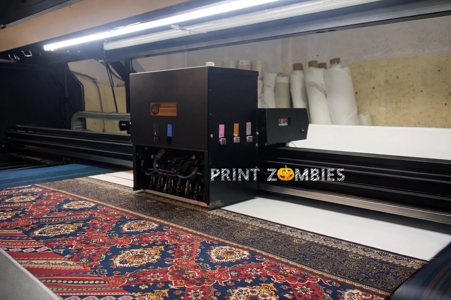 custom fabric printing setup for designer collections
