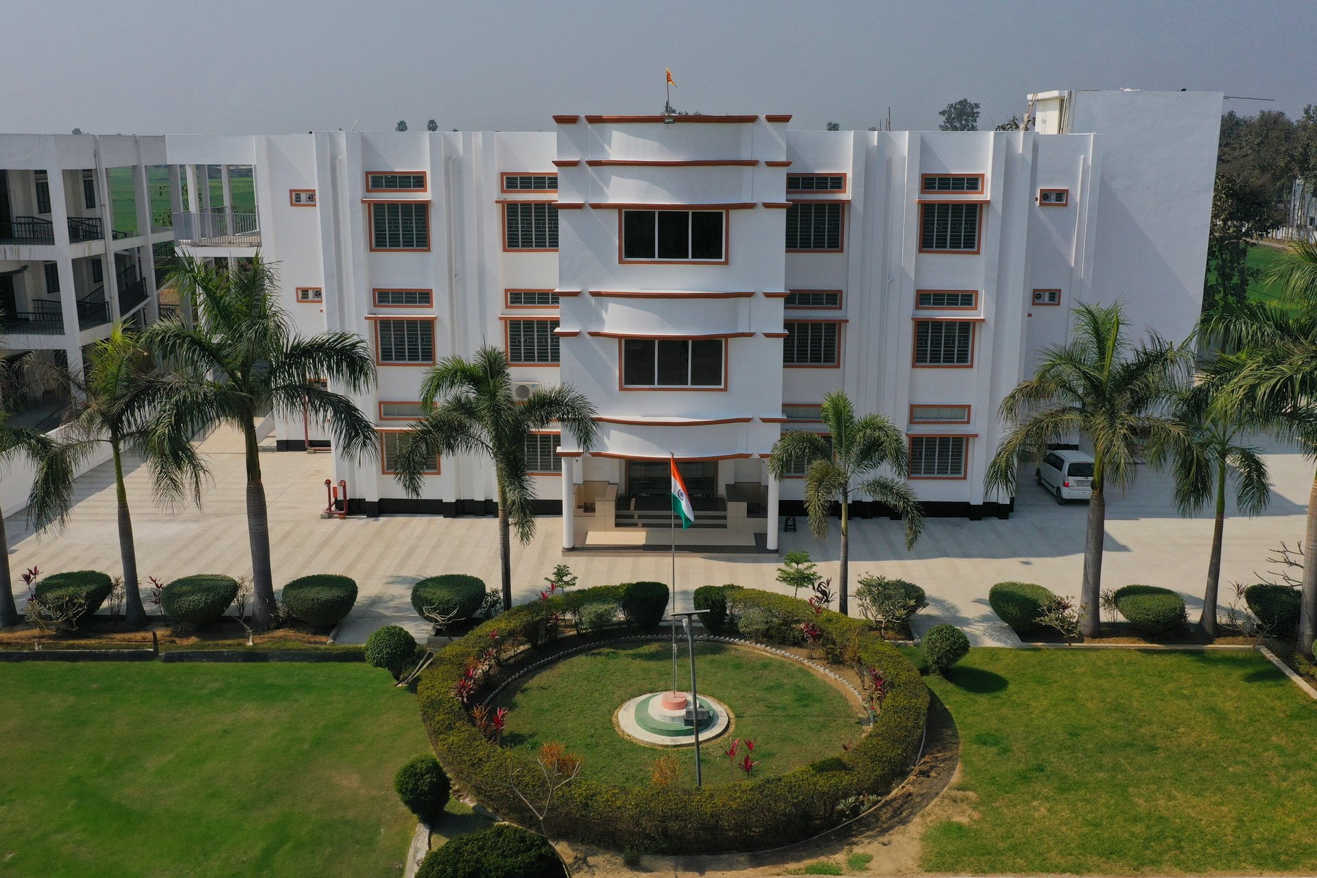 Indra Heritage School School Building Aerial View