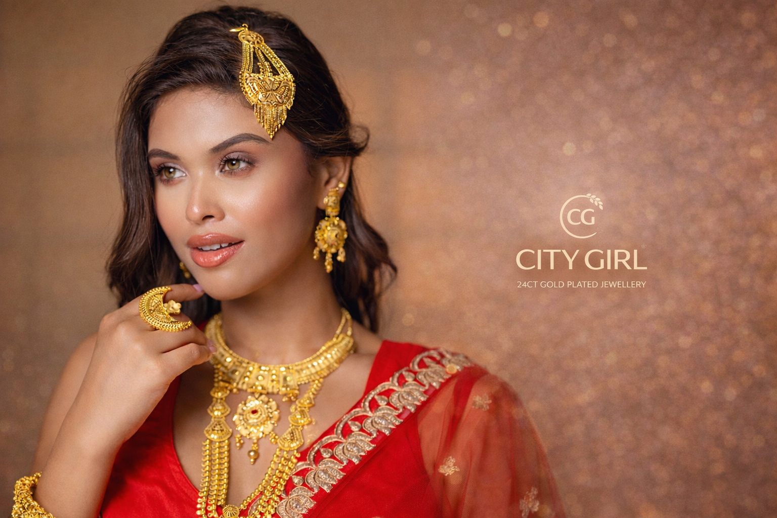 City Girl Jewellery - 24carat gold plated jewellery - City Gold Imitation Jewellery - Daily Wear