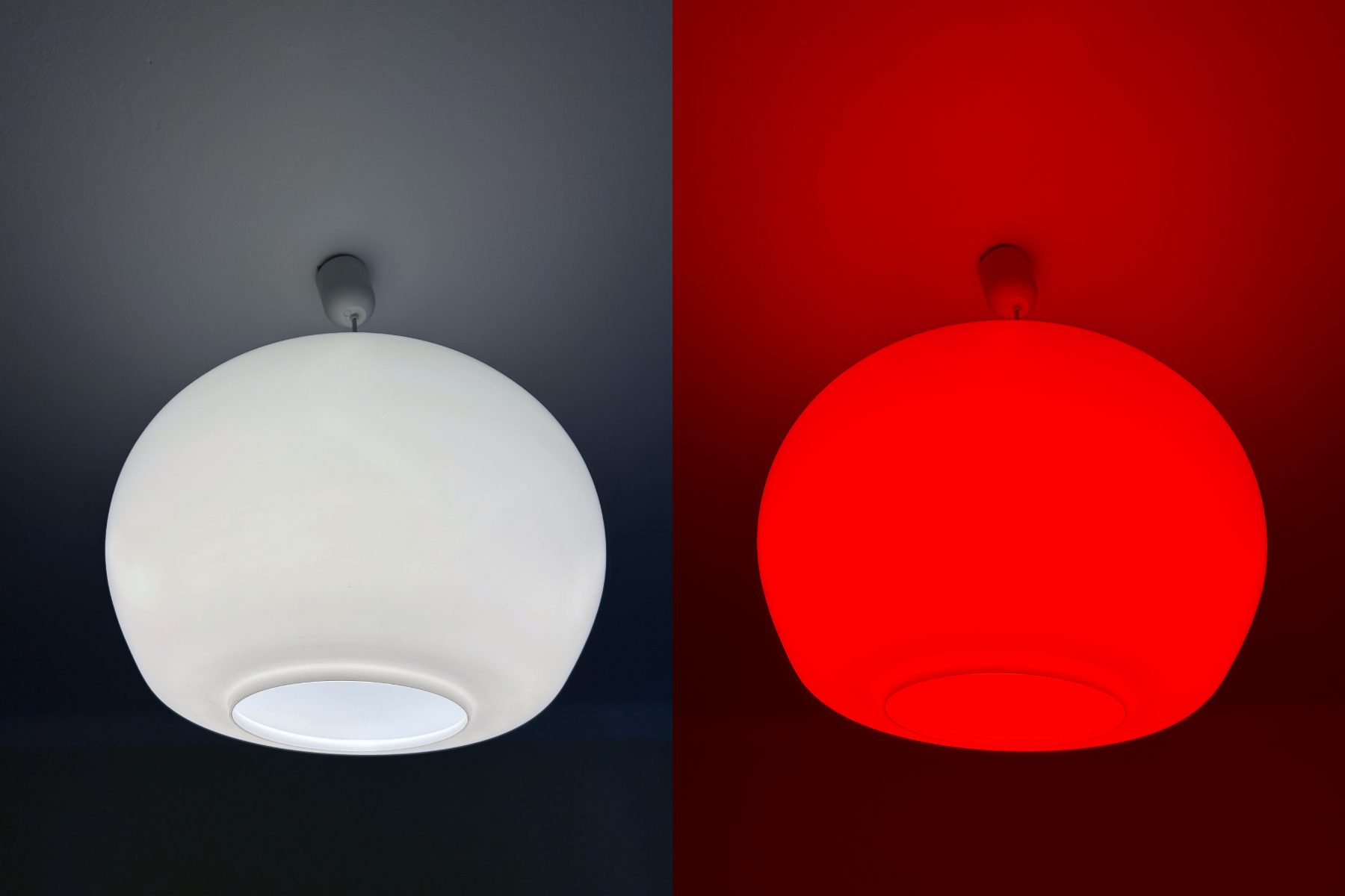 before and after using byeBlue blue light blocking night glasses by Snoozora