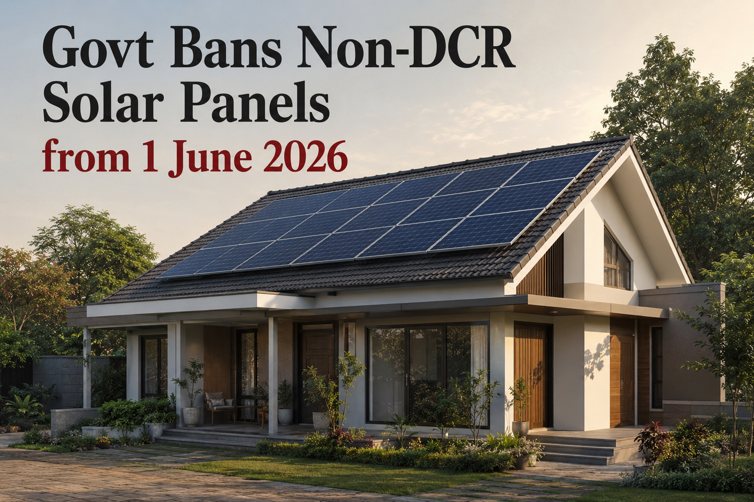 Non-DCR Solar Panels Banned in India? The Truth, The Myths & Everything in Between
