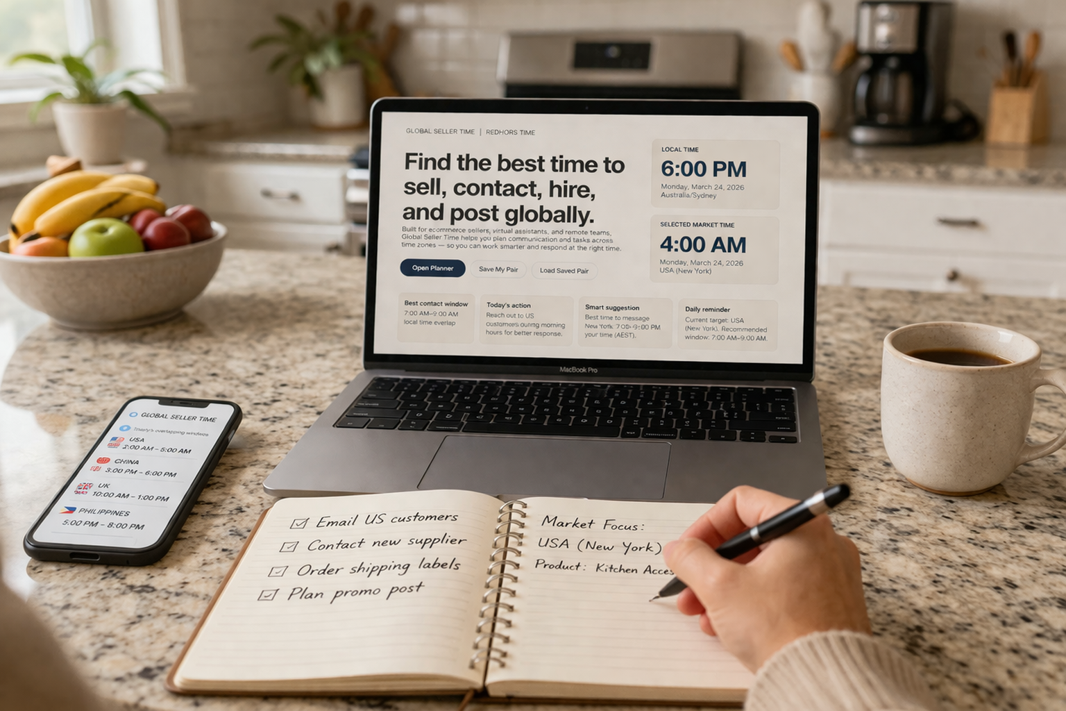 global seller time approach