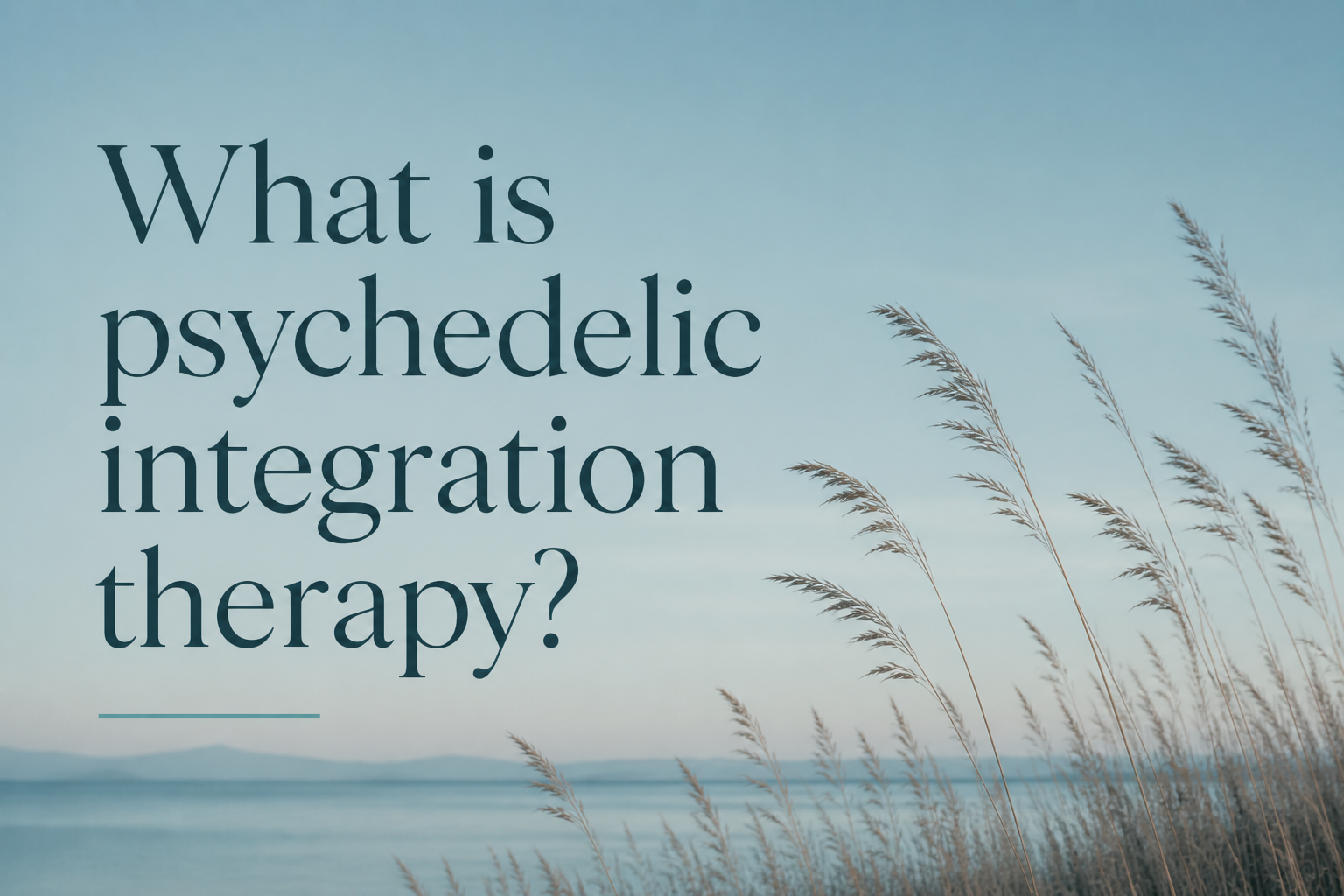 What is psychedelic integration therapy?