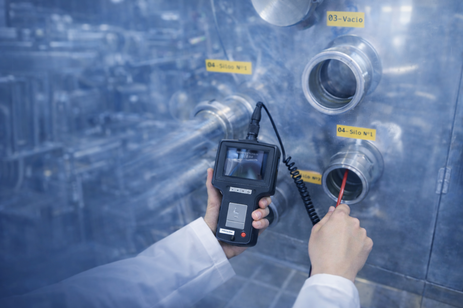 Inspección técnica de superficies y equipos mediante análisis interno, asegurando la validación