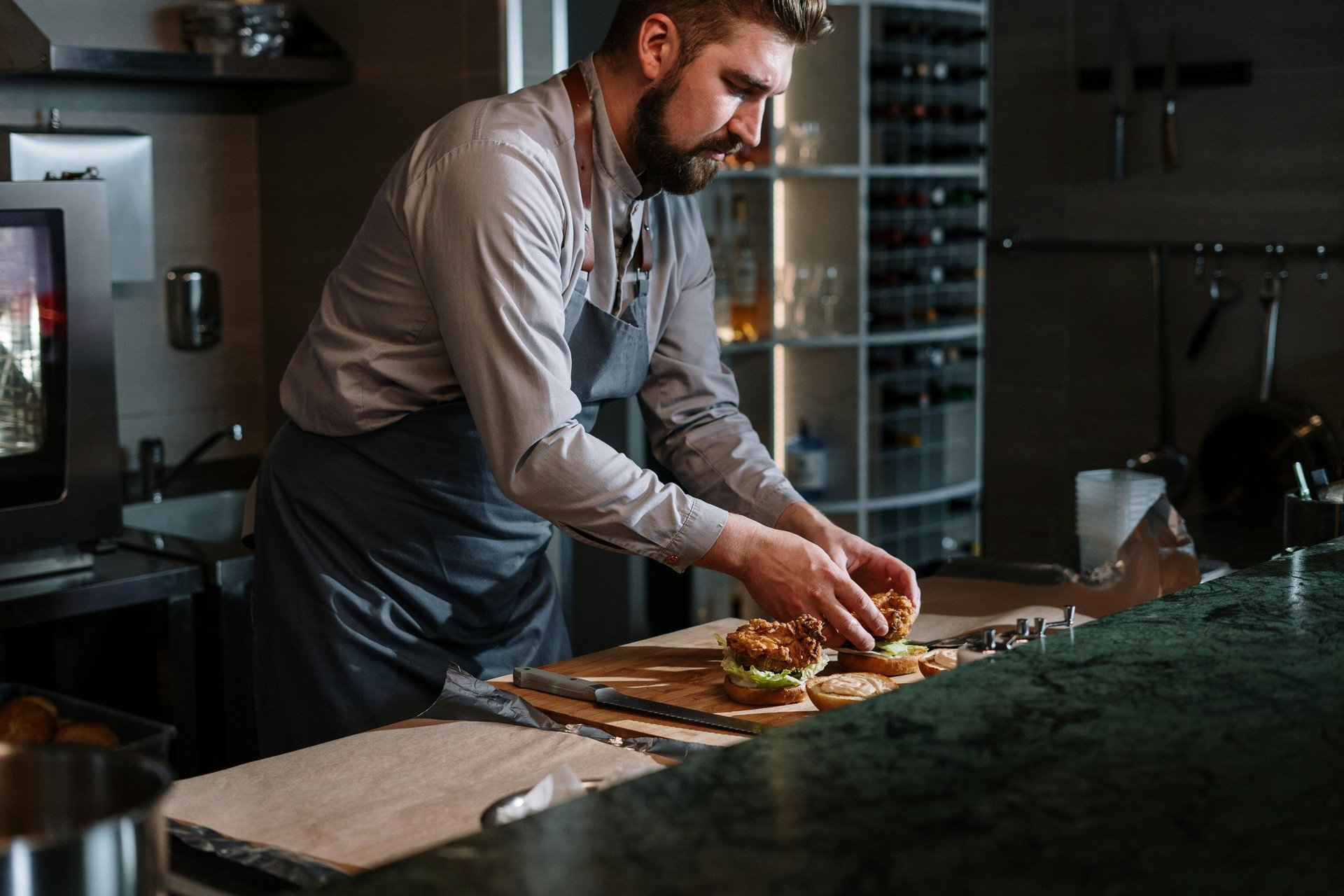 Restaurant founder planning concept — premade restaurant brand identity Le Rosso