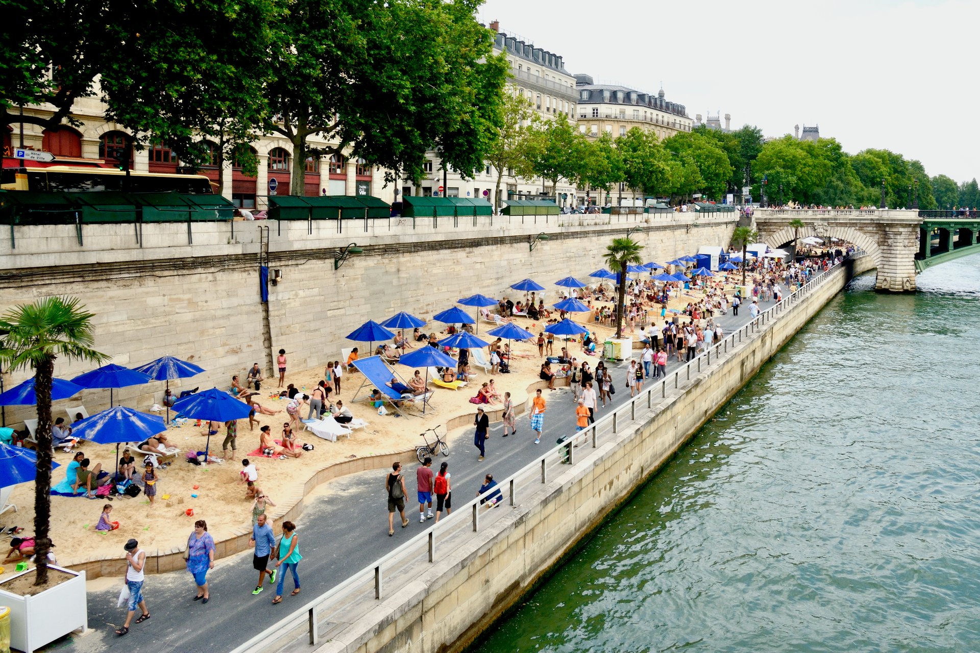 Paris Plage City Center Walking Tour