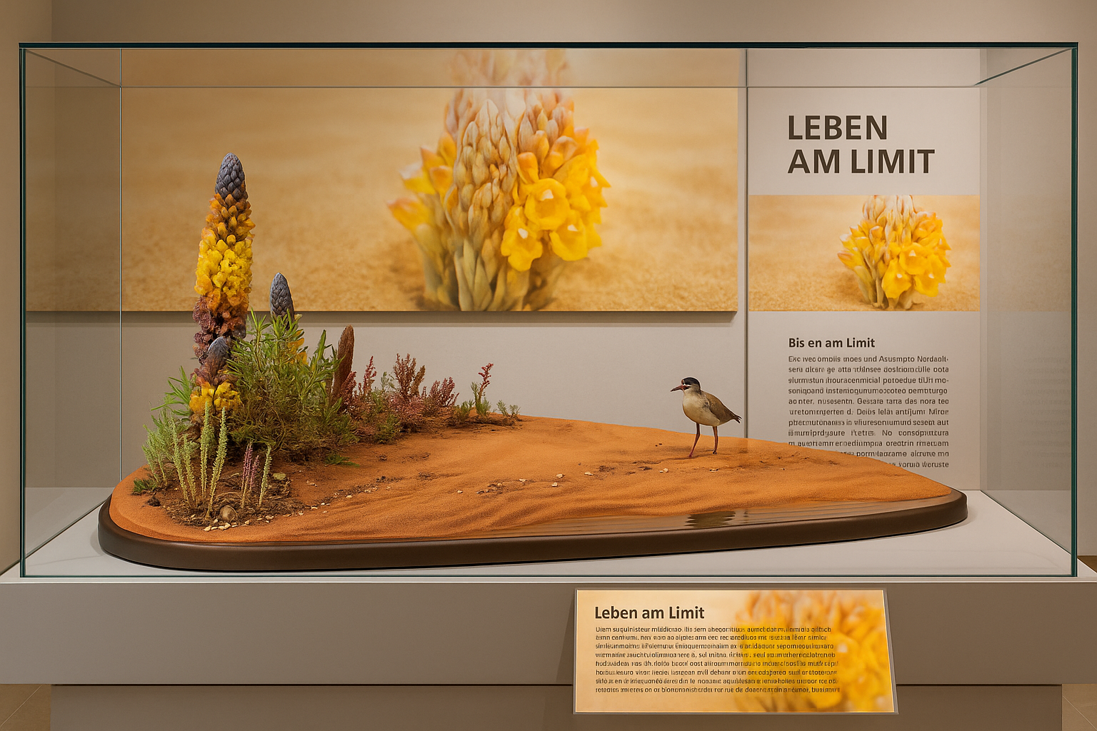 botanical diorama "Arabian Spring" made by Sebastian Brandt
