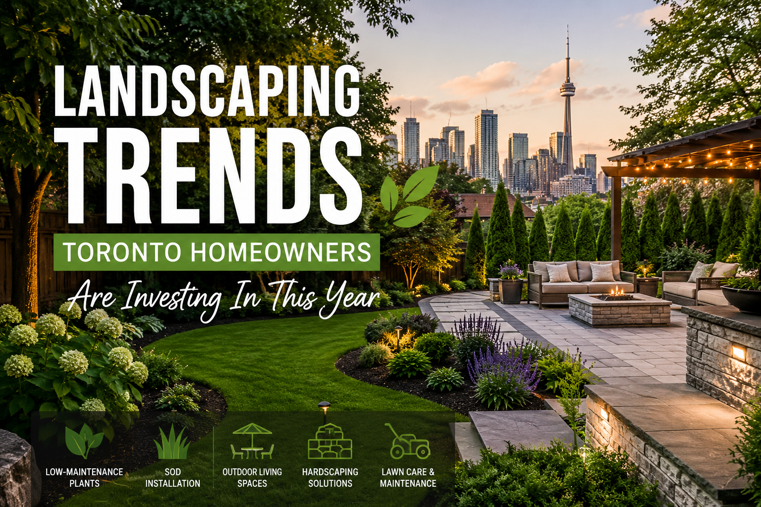 landscaping trends of backyard in toronto