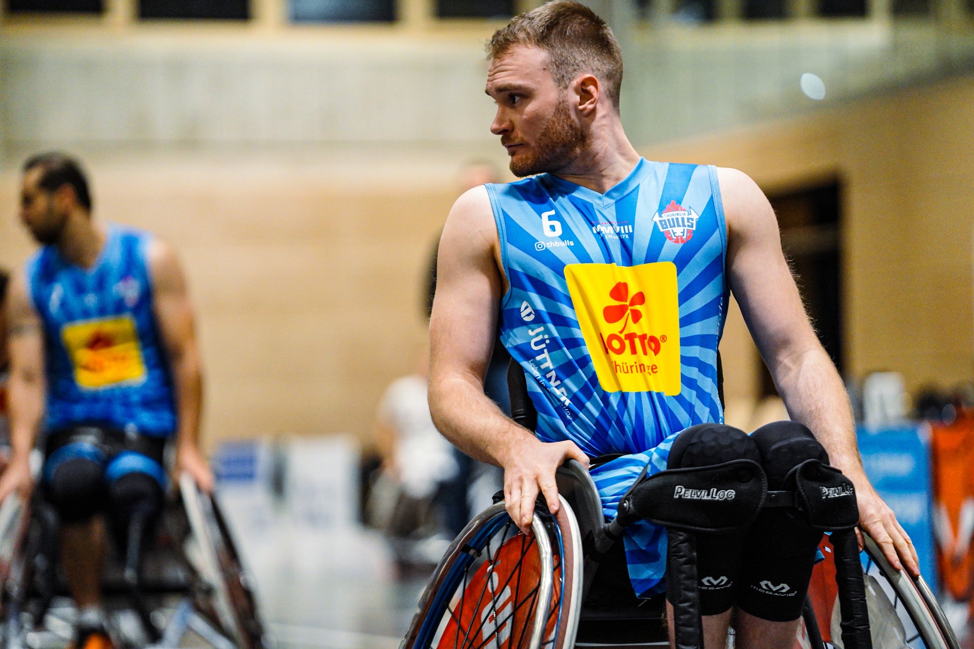 Lukas Gloßner im Trikot der Thuringia Bulls