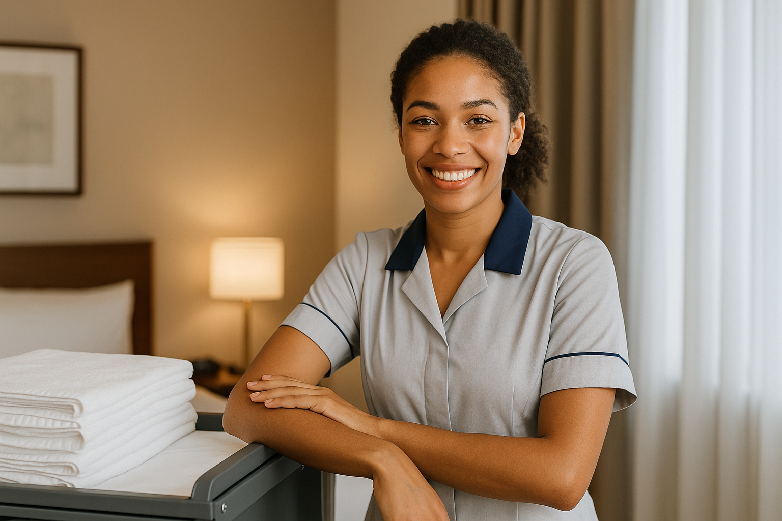 “Commercial cleaning team providing janitorial services for offices