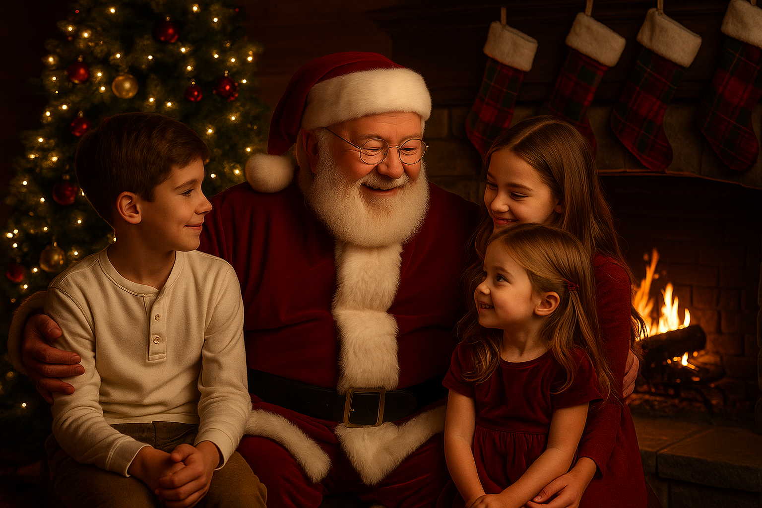 Santa on a home visit!