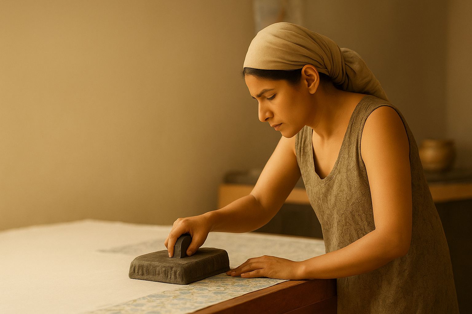 Handblock Printed Fabrics, wooden blocks carved and printed by traditional age old artists on fabric