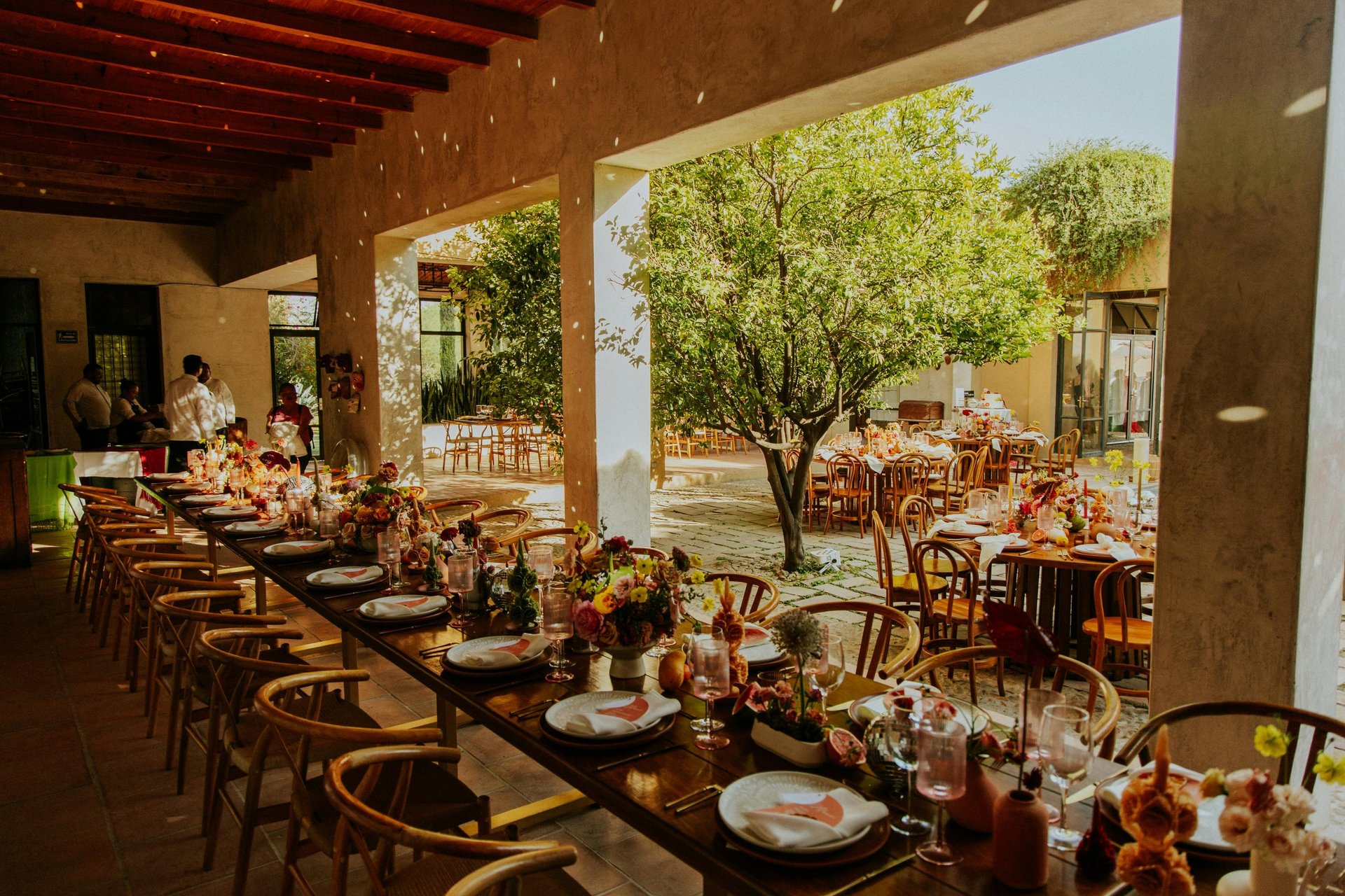 Table Setup with Decor, Floral and Catering