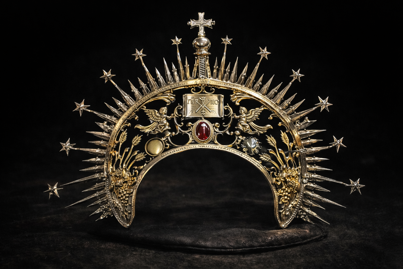 corona plata fabricada artesanalmente en Zamora