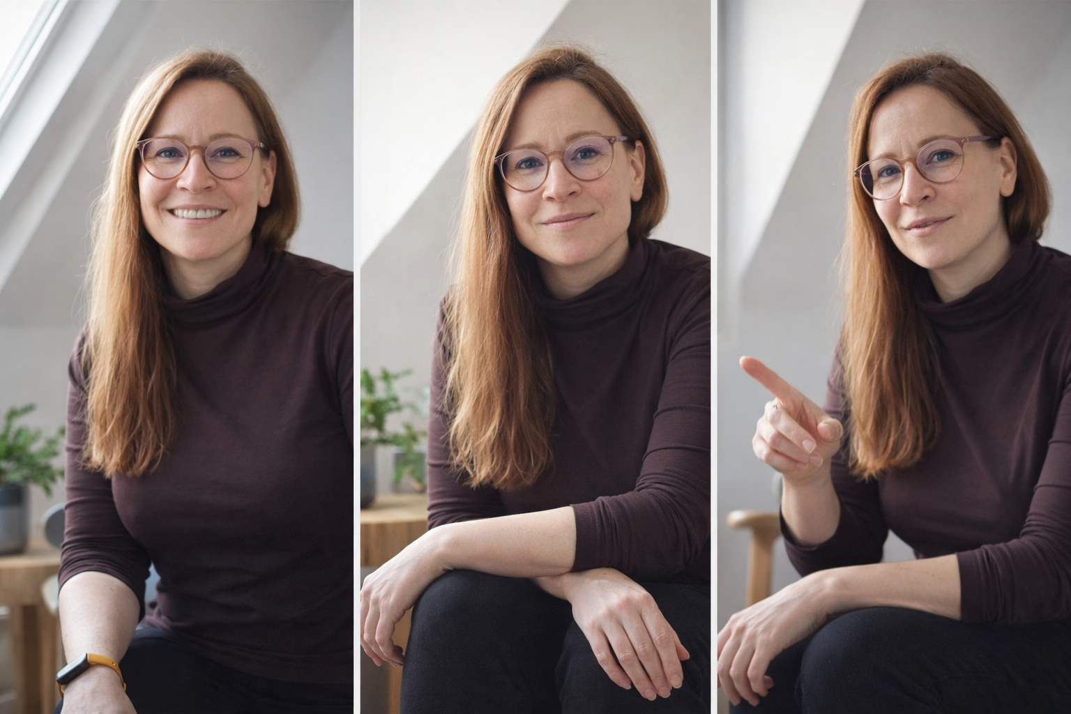 Dr. Ute Alice Gamm in ihrem Coachingstudio