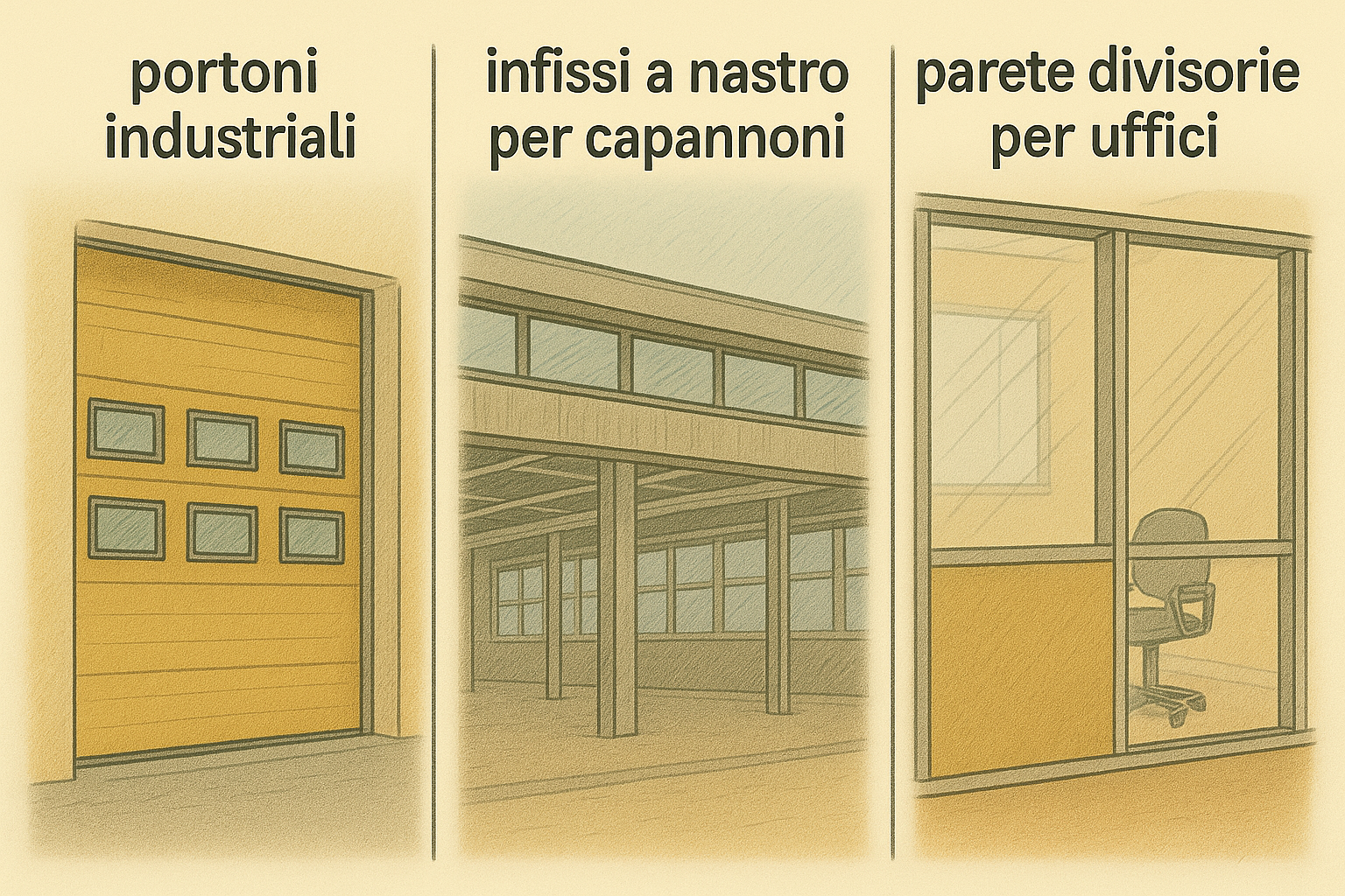 Infissi industriali