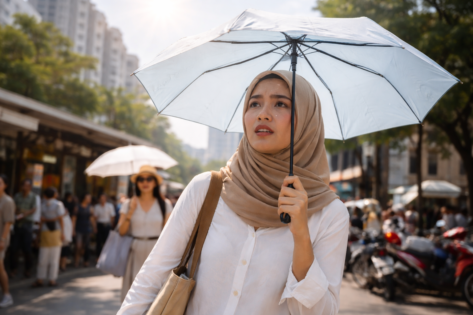 Perlindungan payung saat panas El Niño