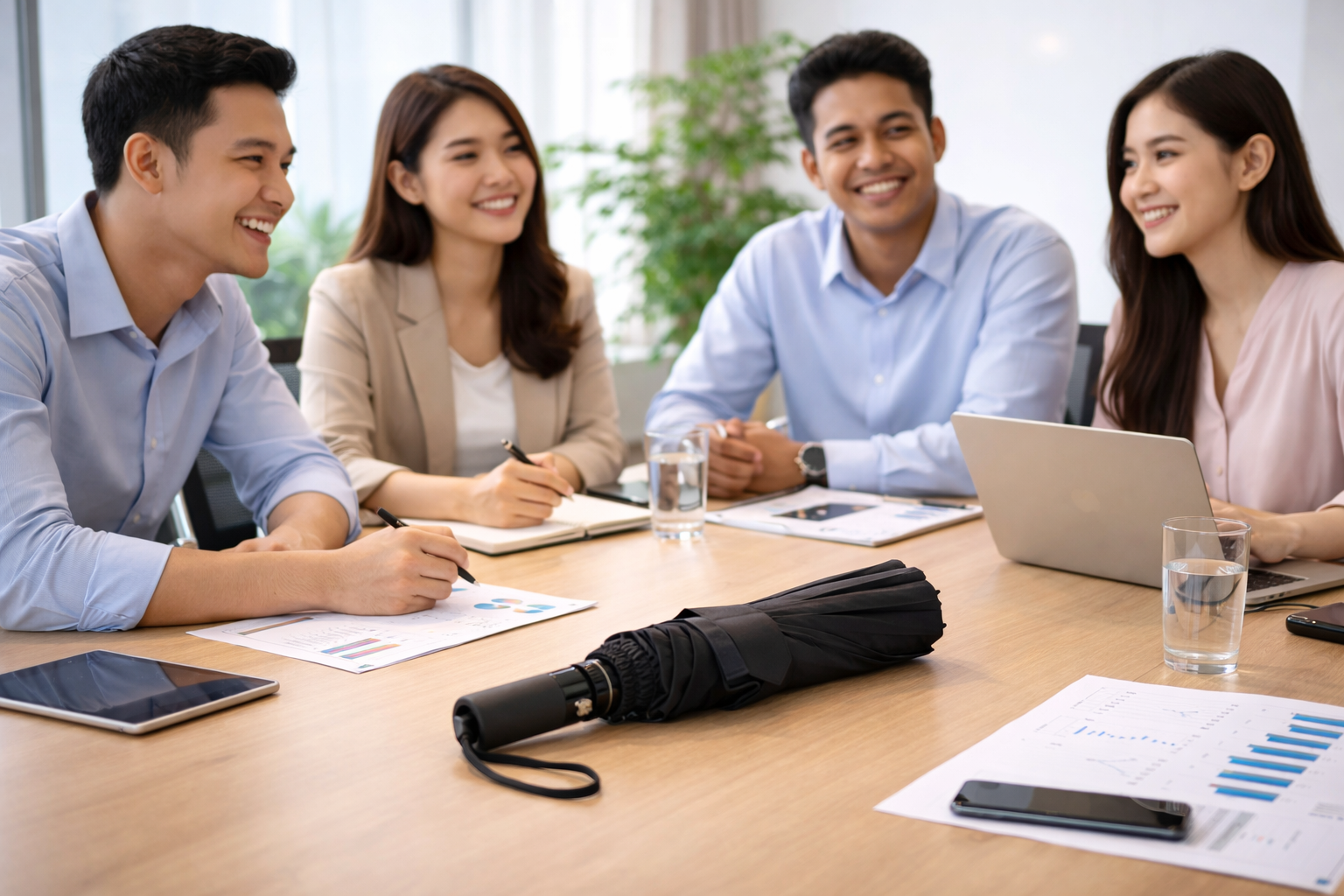 Meeting menentukan merchandise