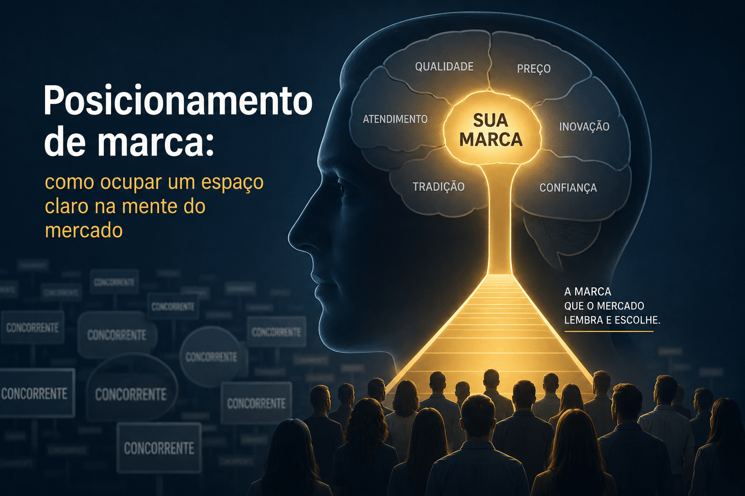 AVANCE propaganda - Posicionamento de marca - como ocupar um espaço claro na mente do mercado