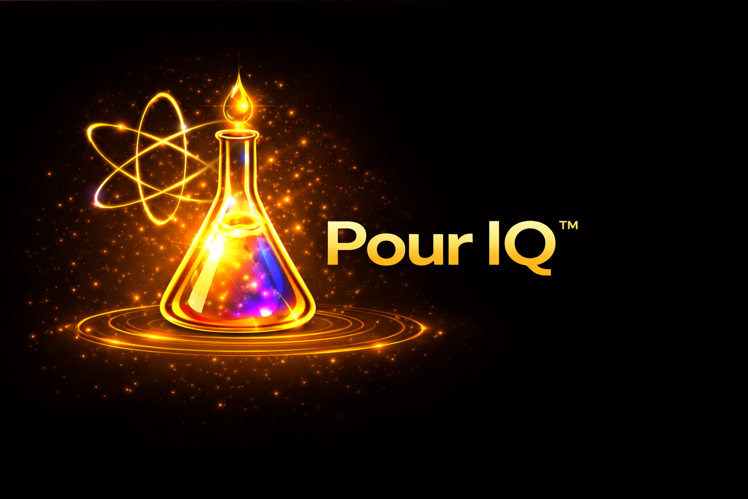 Pour IQ logo representing the knowledge and strategy layer of The Pour System