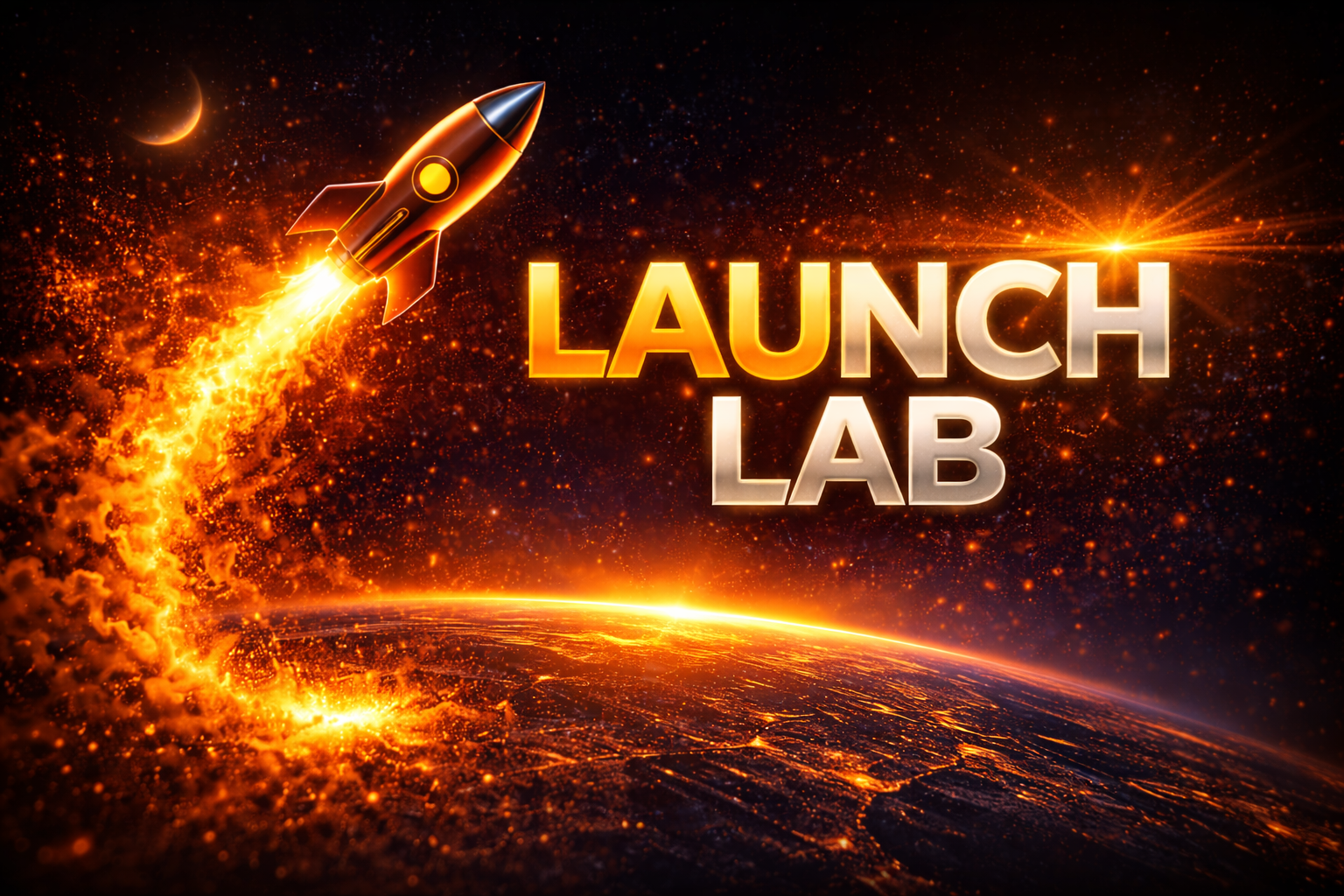 Launch Lab activation visual showing process used to launch hospitality business infrastructure