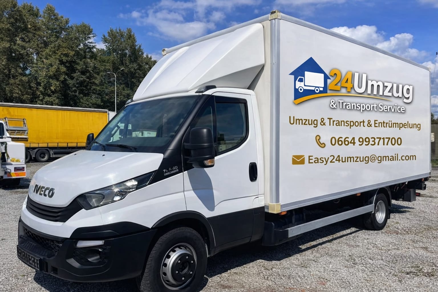 Möbeltransport mit Easy24 – sicherer Transport mit modernen Umzugsfahrzeugen