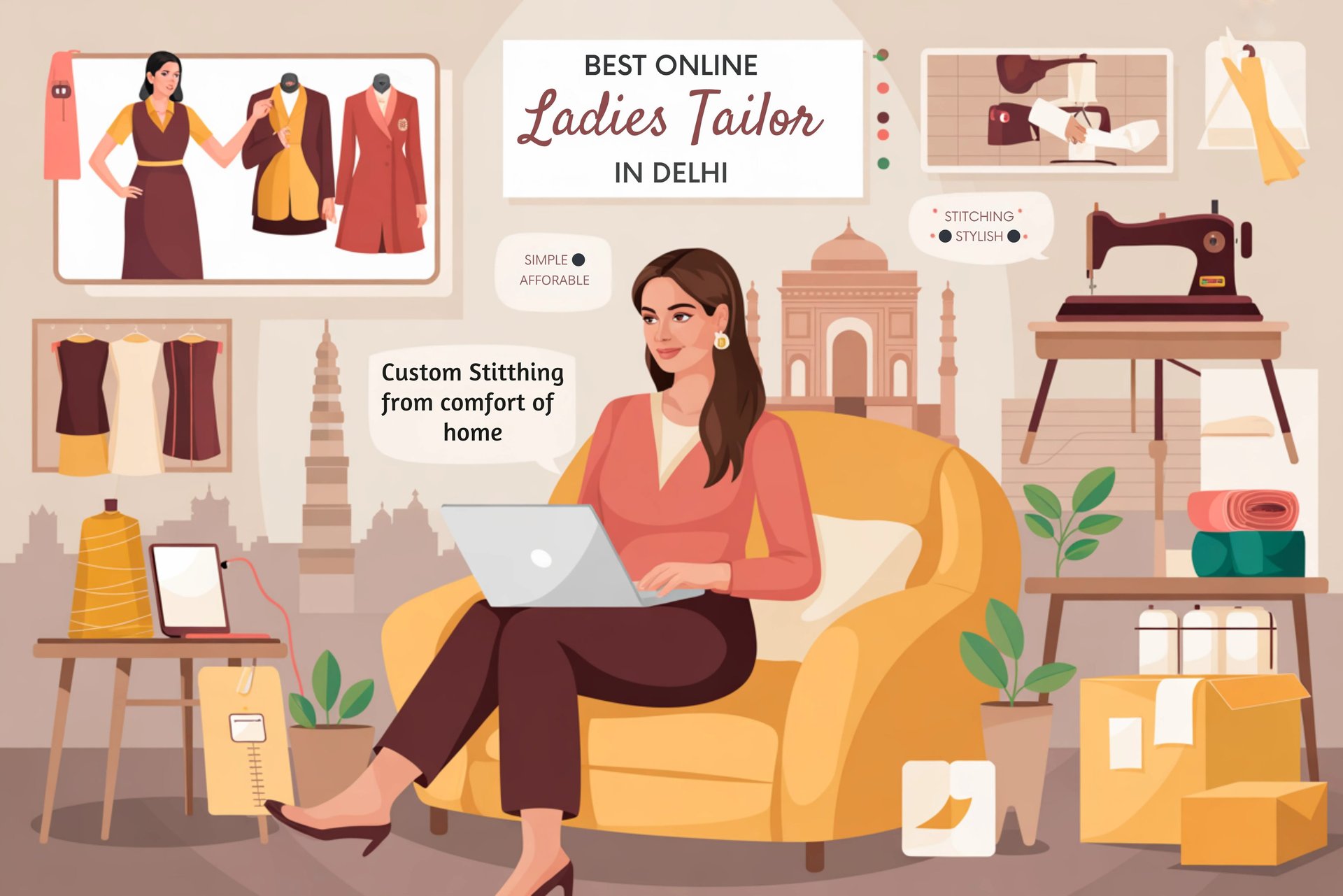 best online ladies tailor in delhi