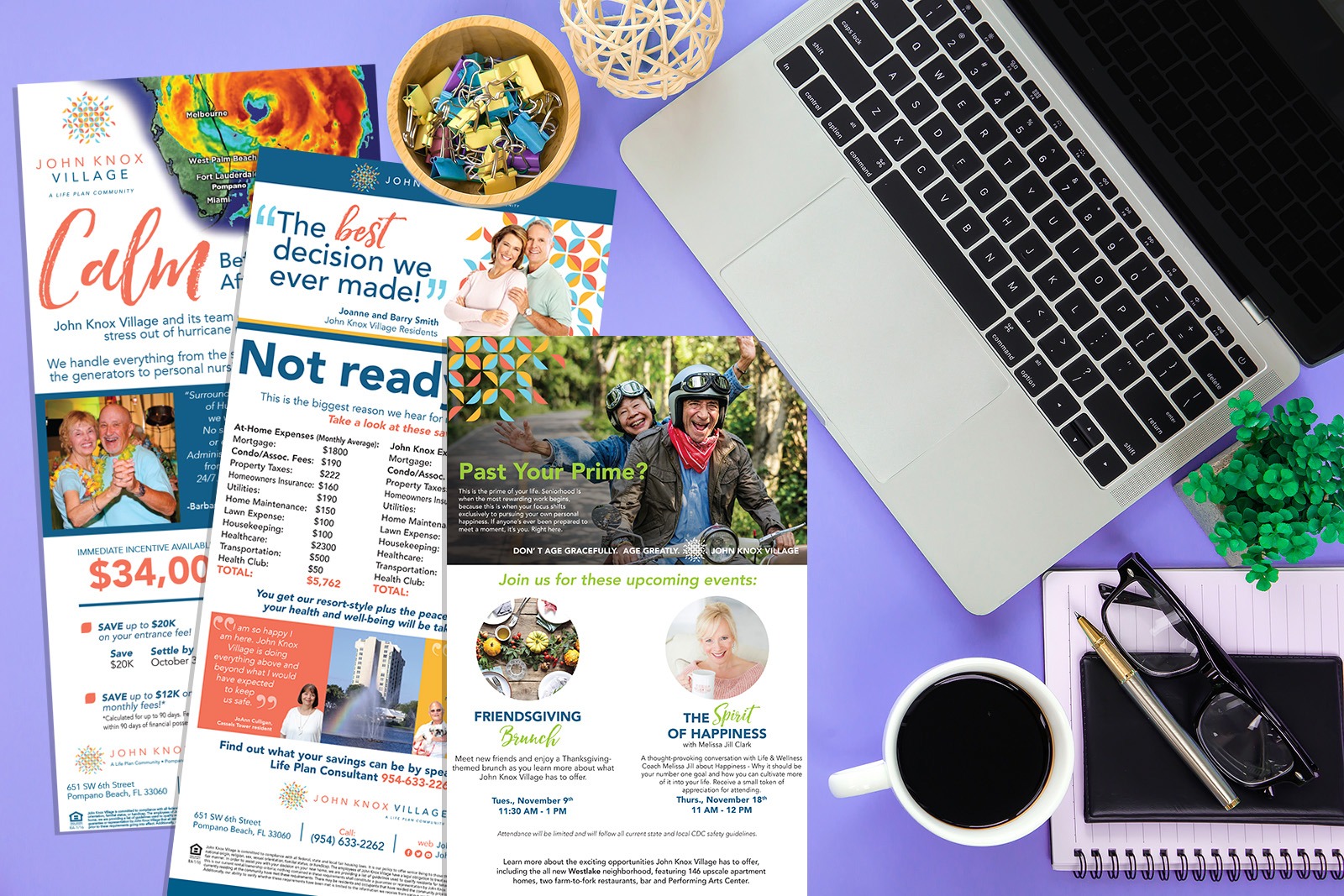 Newspaper ad designer, advertising design work