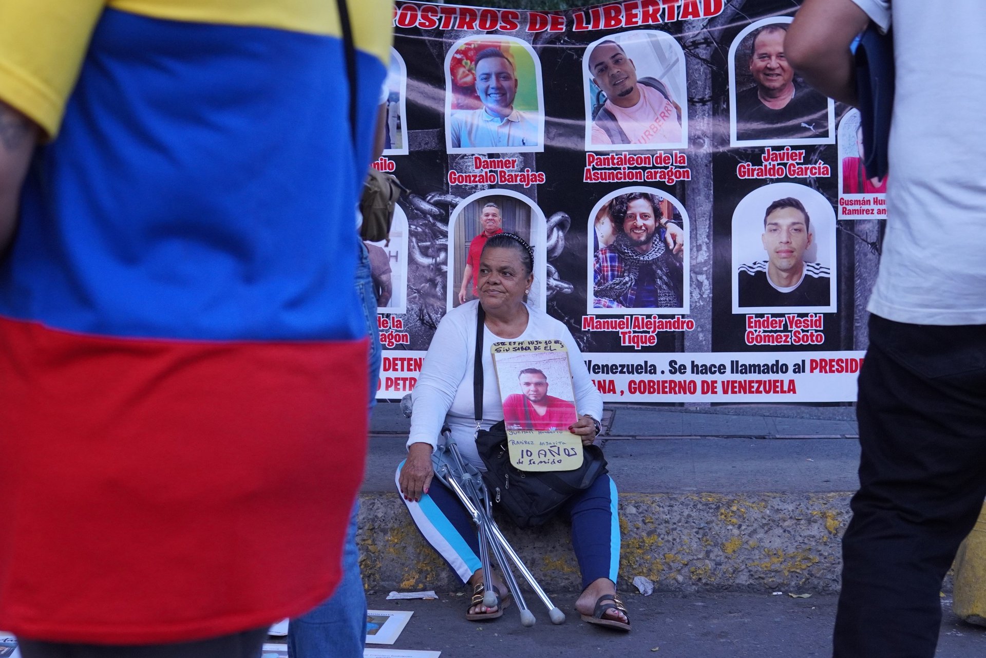 Mahnwache Cucuta Kolumbien Venezuela