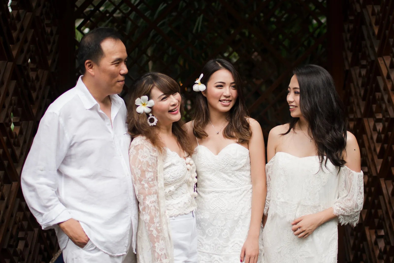 Candid family portrait during a relaxed photography session at Indigo Seminyak Bali