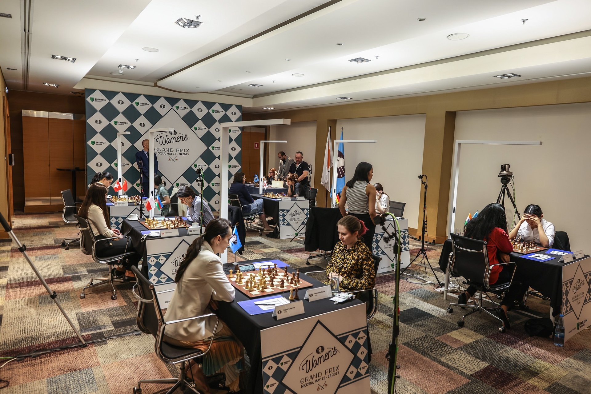 FIDE Chess Women Grand Prix Nicosia 2023: Goryachkina wins, Lagno and Tan Zhongyi lead