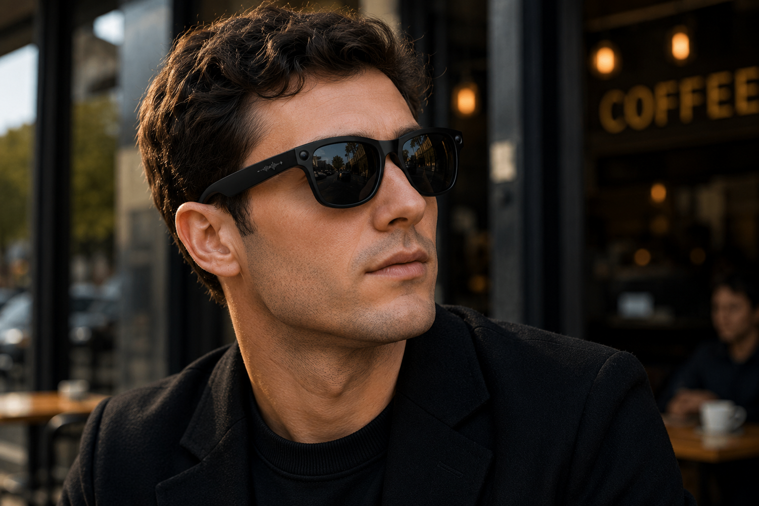 Lunettes connectées intelligentes Lunnec avec caméra – Style urbain et verres solaires