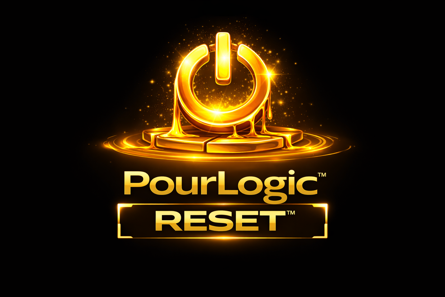 Pour Logic Reset tool showing method used to correct brand direction and positioning