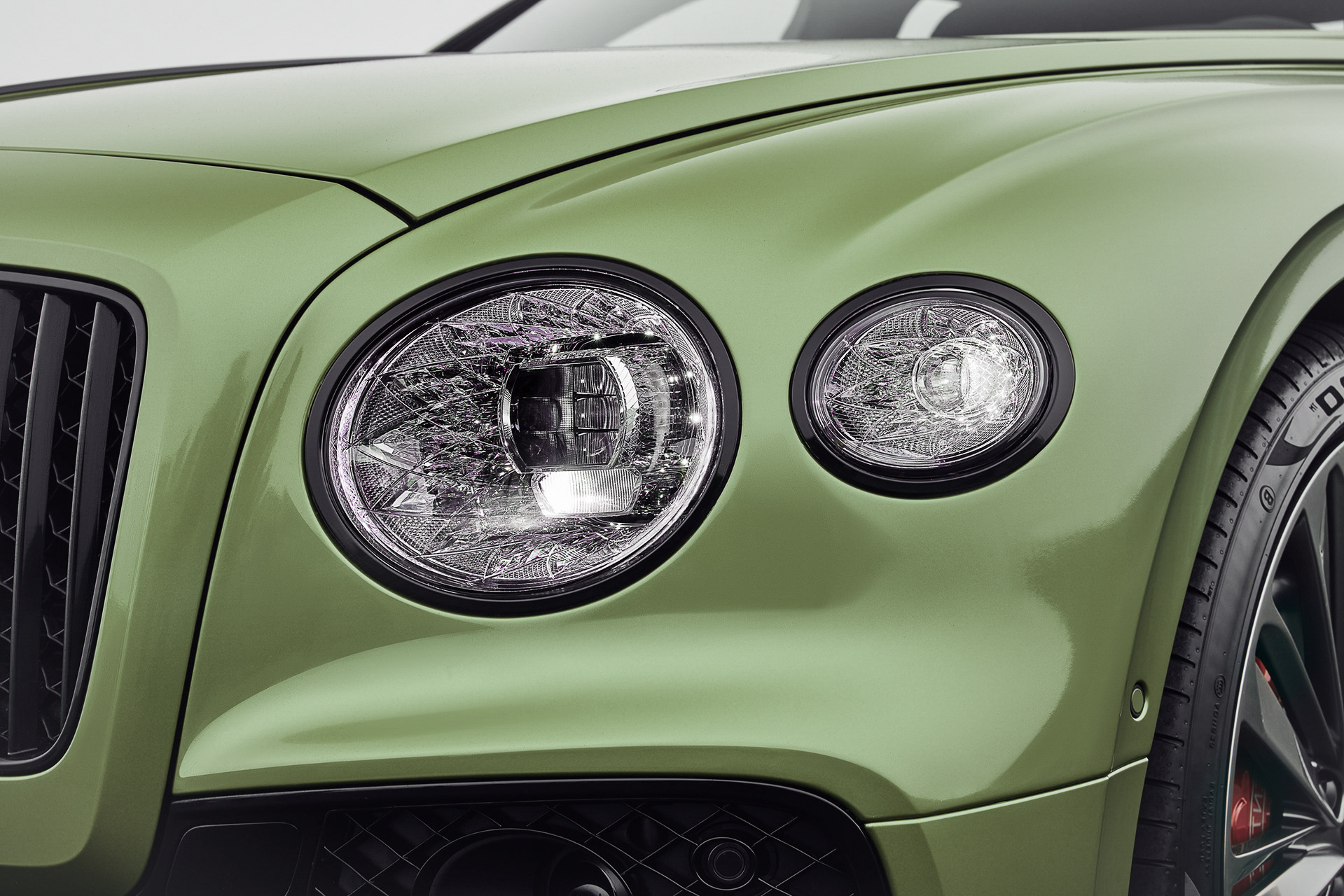 bentley crystal headlights