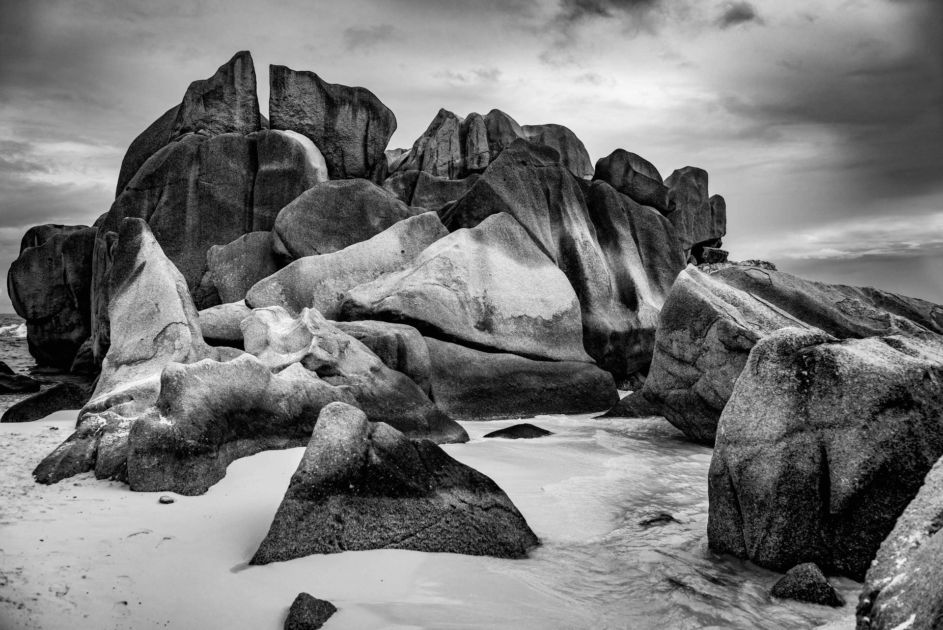 Rocks La Digue Seychelles Seychellen