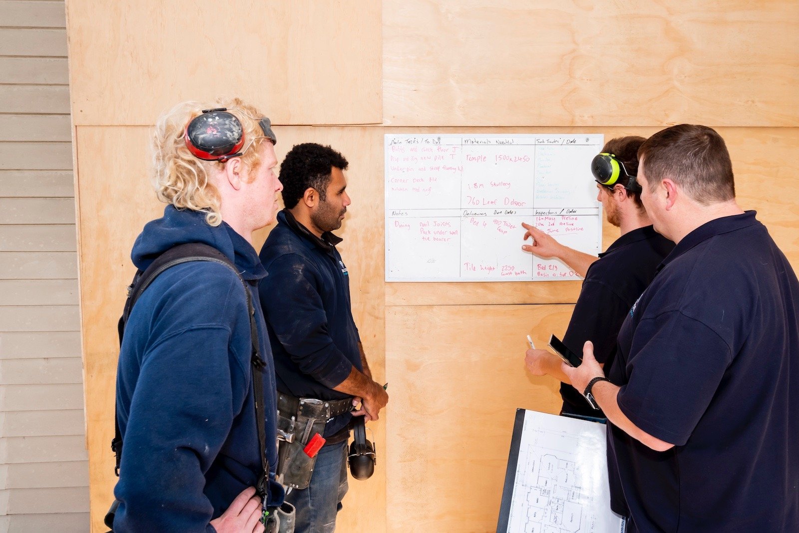 Site meeting Qualitas Builders