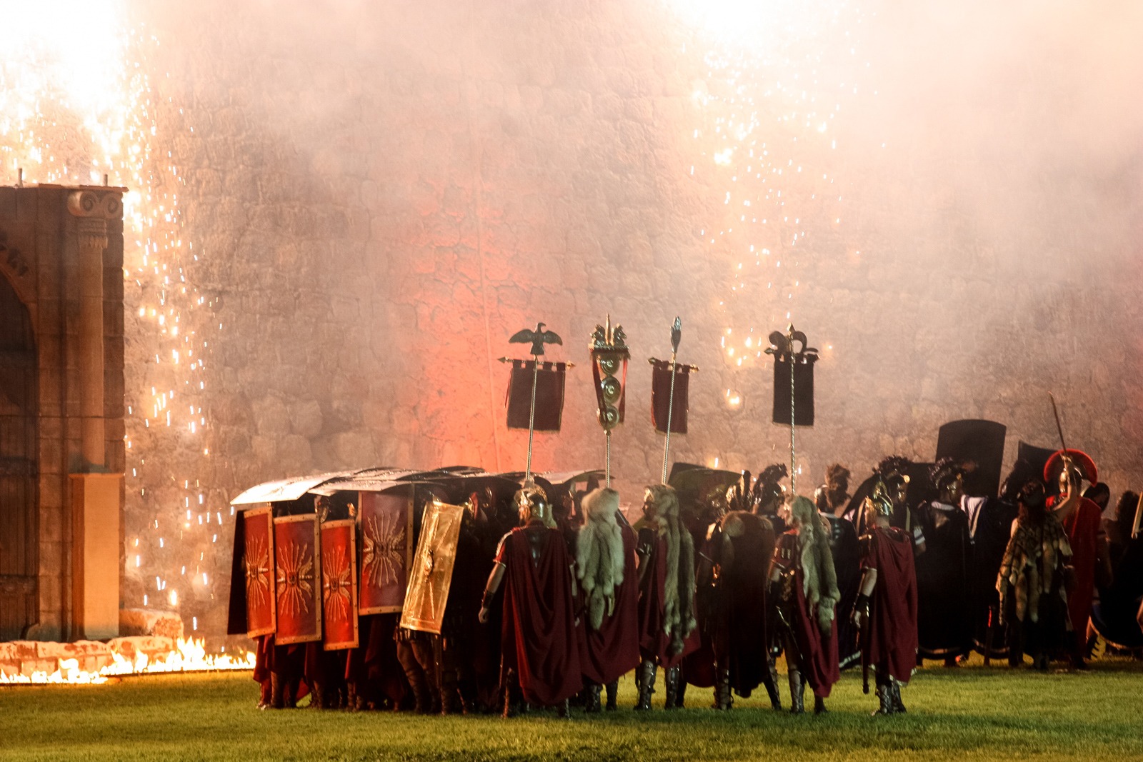 Reenactment of the Roman conquest of Carthago Nova as part of the Carthaginians and Romans Festival