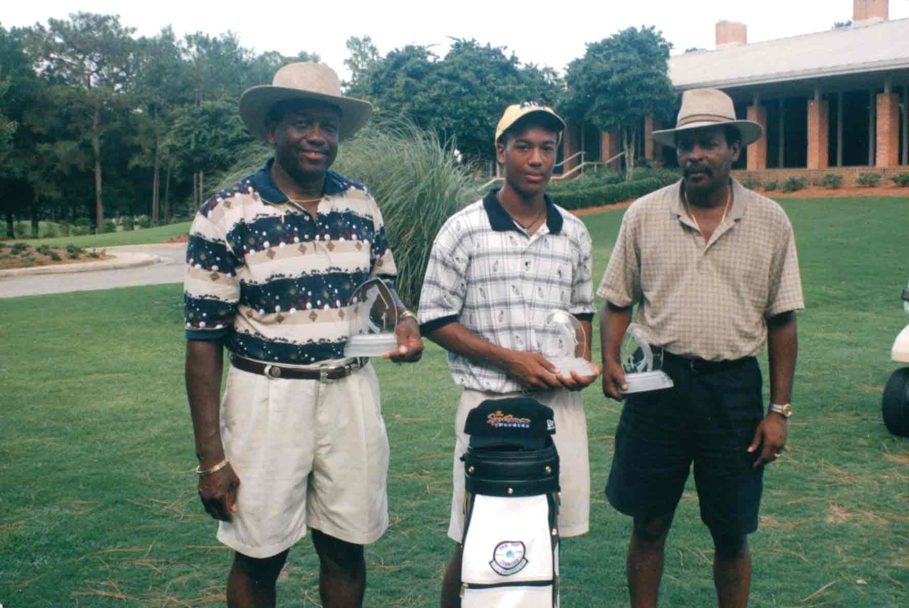 Par Four Golf Club image of three black golf winners
