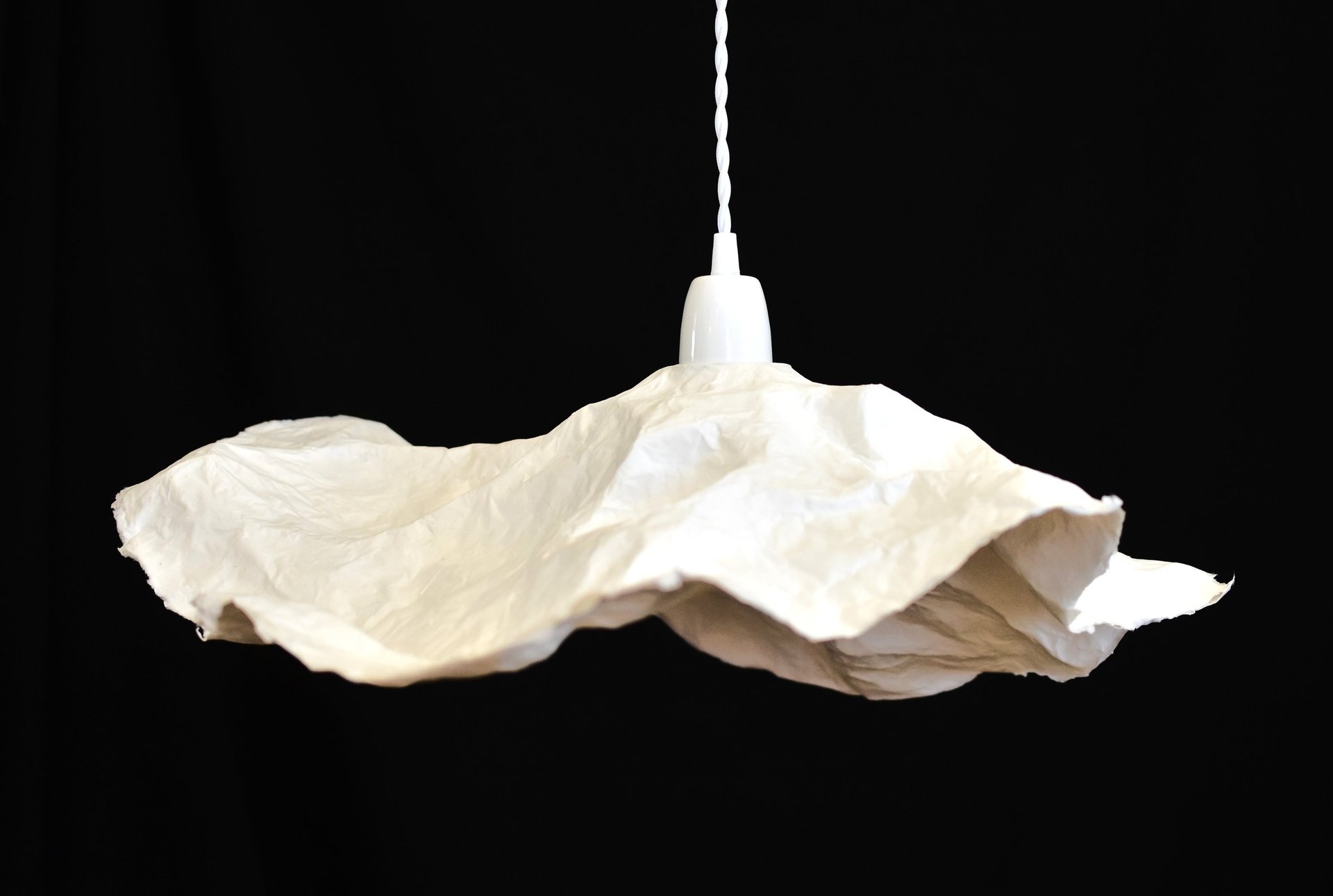 sculpture éclairée petite fleur simple