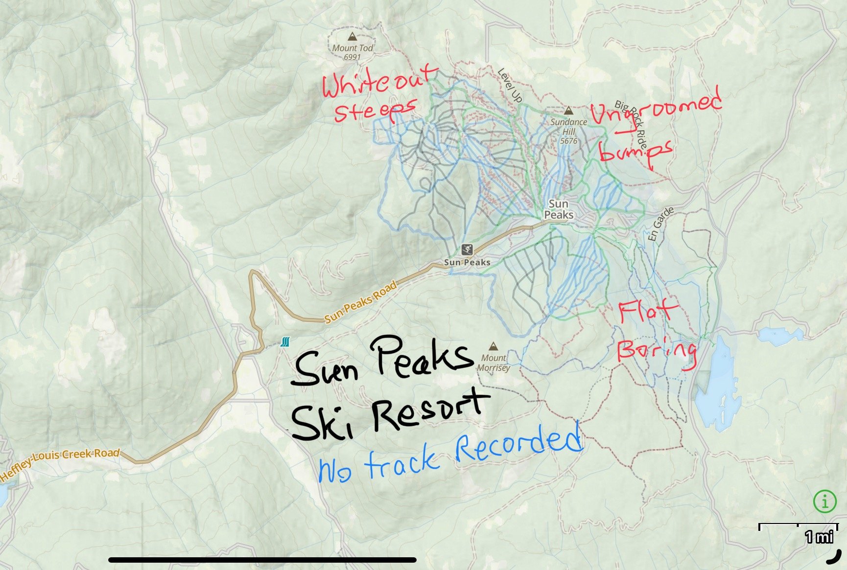 Sun Peaks Ski Area