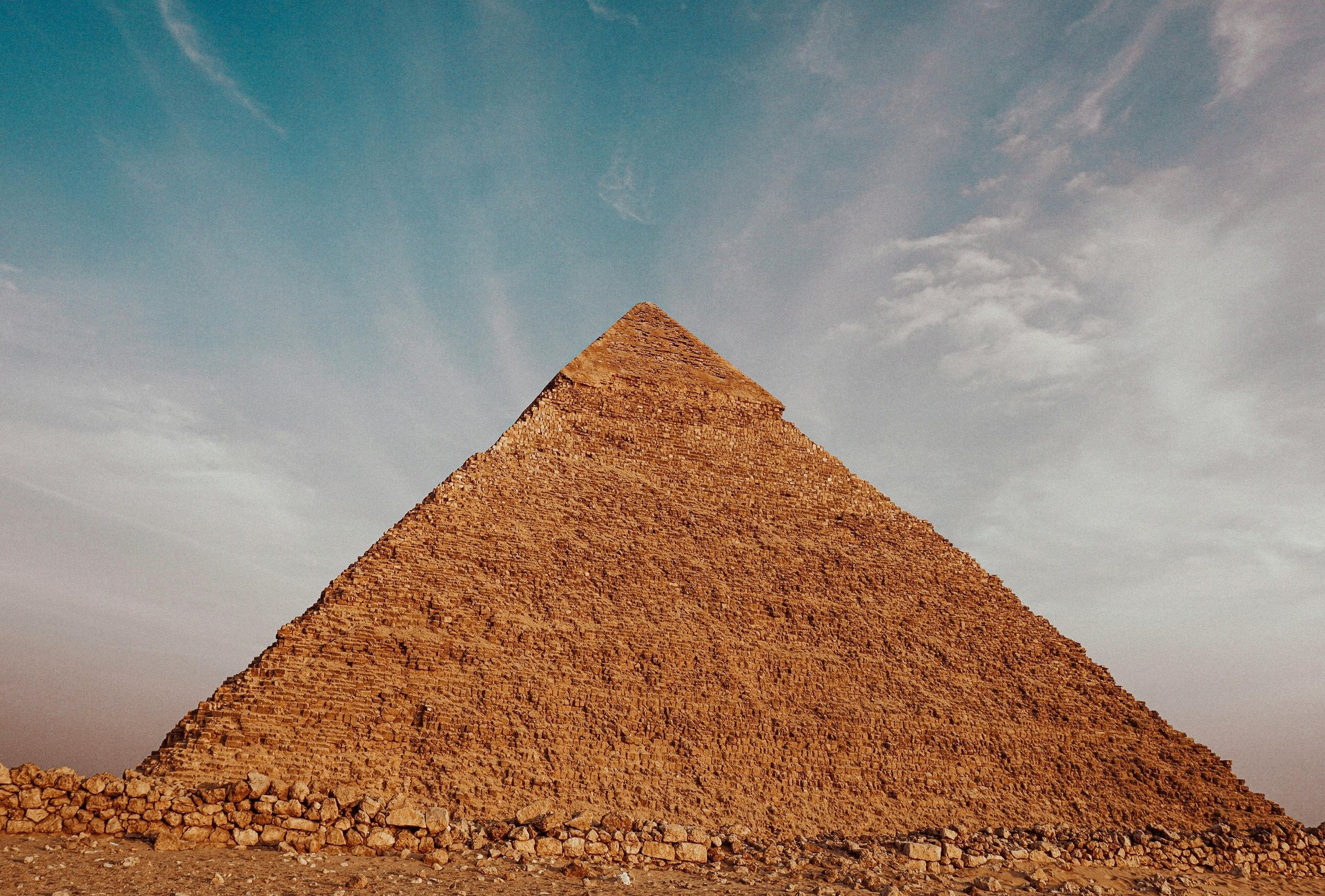 A pyramid. 